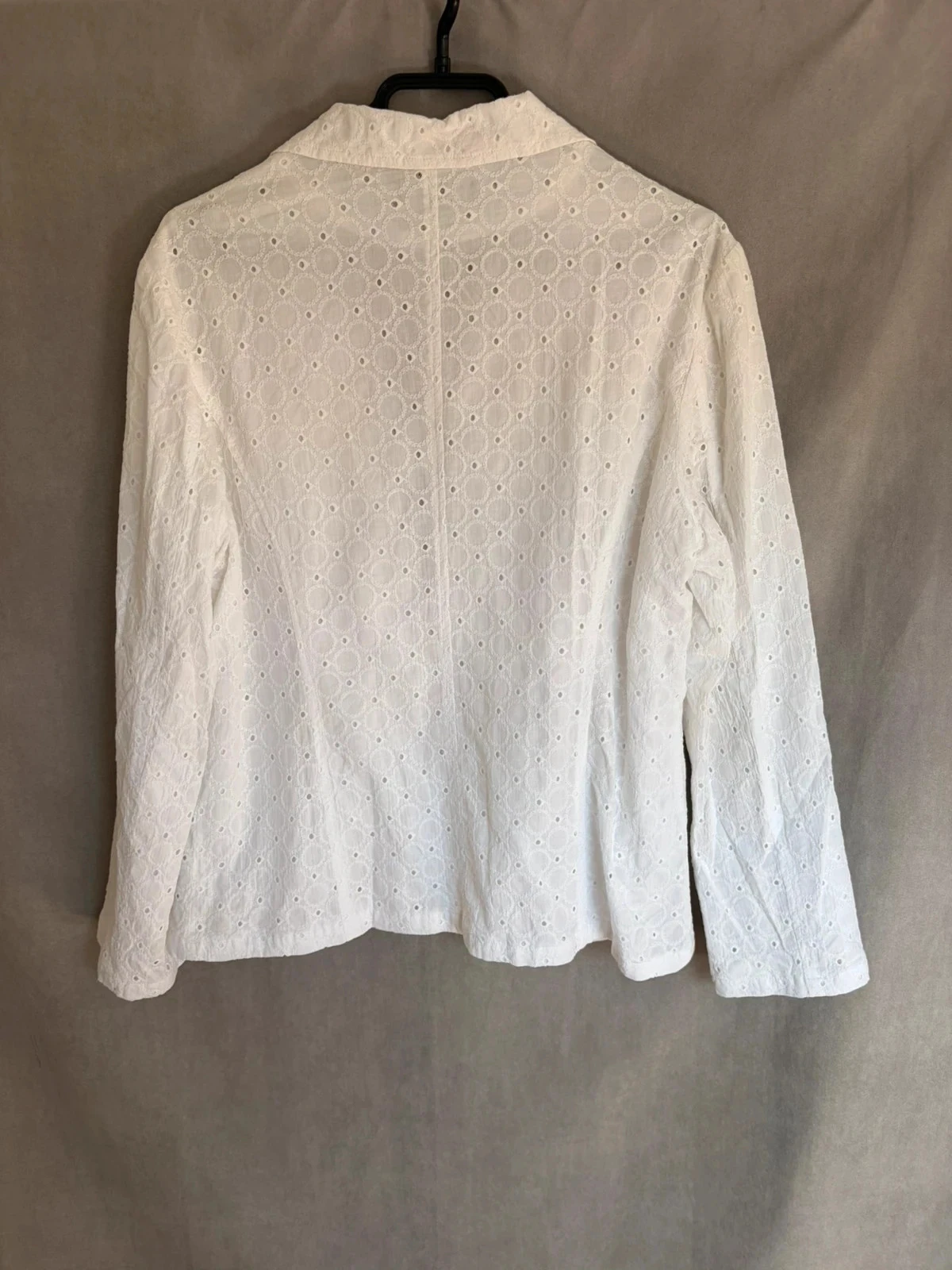 Vestido branco com efeito de crochê vintage – photo 3